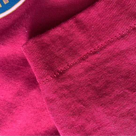 Vintage Tee Shirt Great Smoky Mountains Mens Adult Size XXL Maroon 90s Made USA - Picture 3 of 3